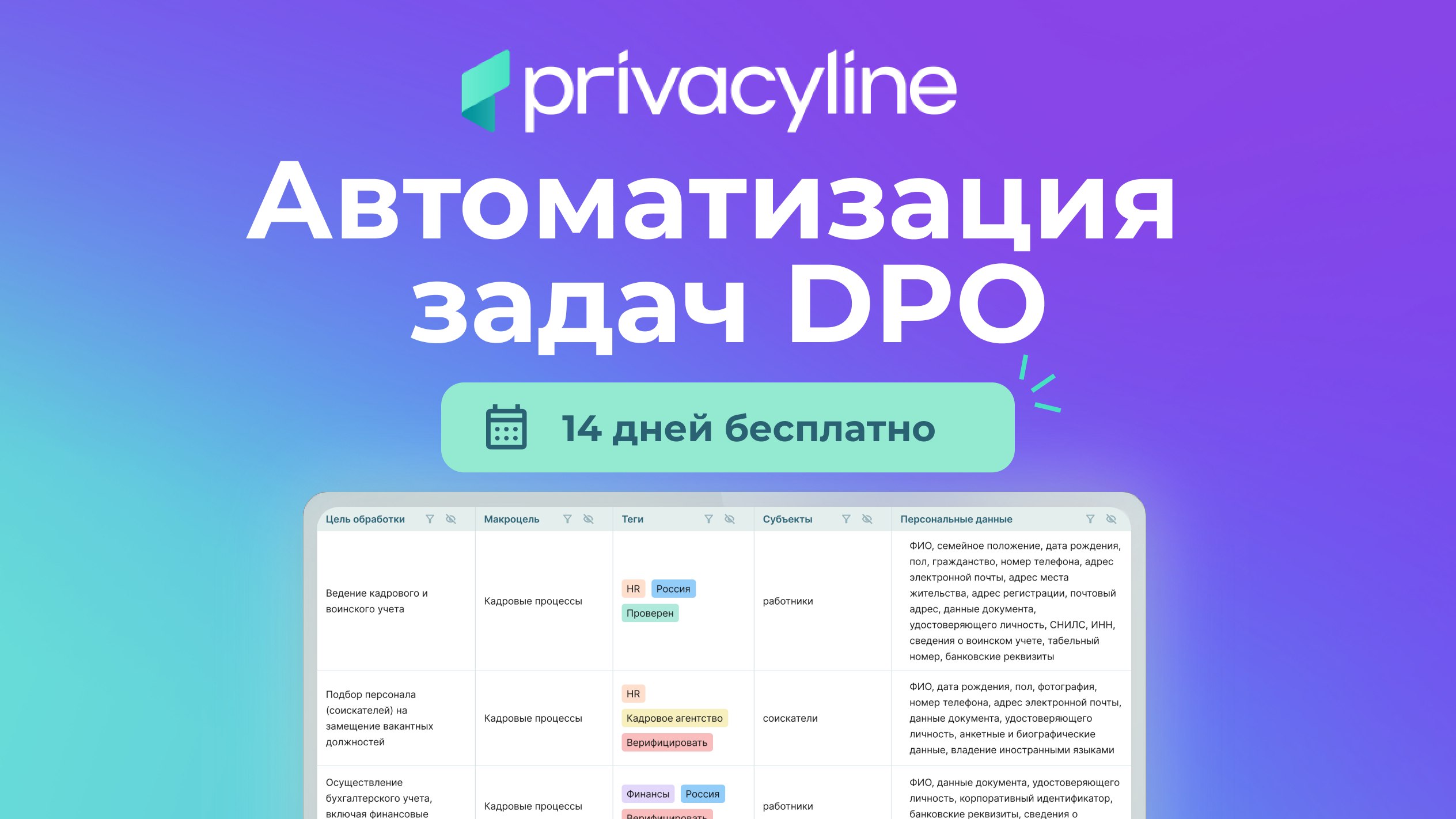 Автоматизация задач DPO