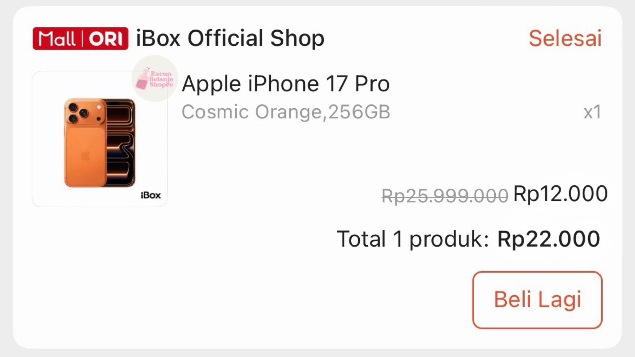 RACUN BELANJA SHOPEE