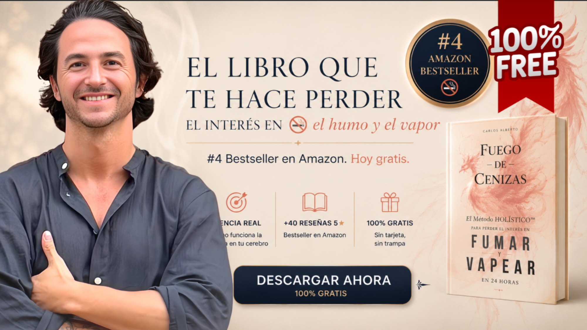 Método Holístico 🚭 para dejar de fumar y vapeae