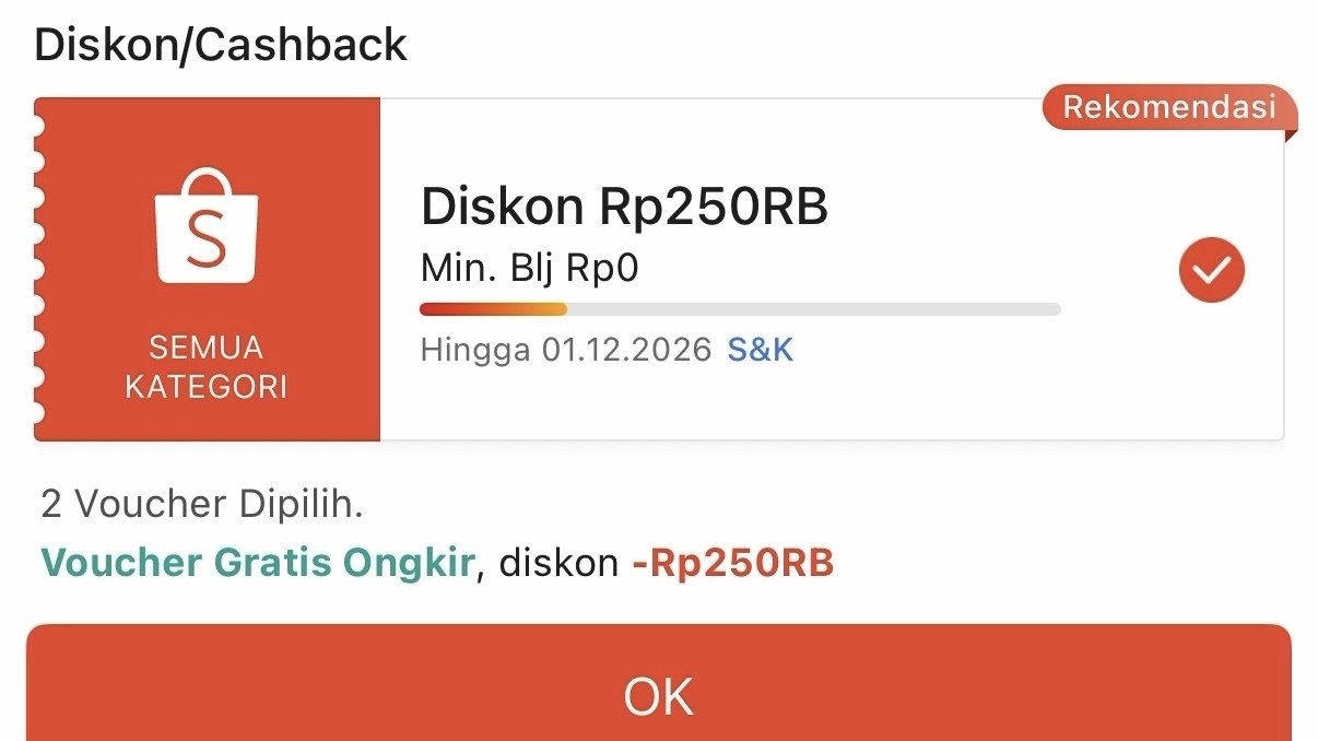 RACUN BELANJA SHOPEE