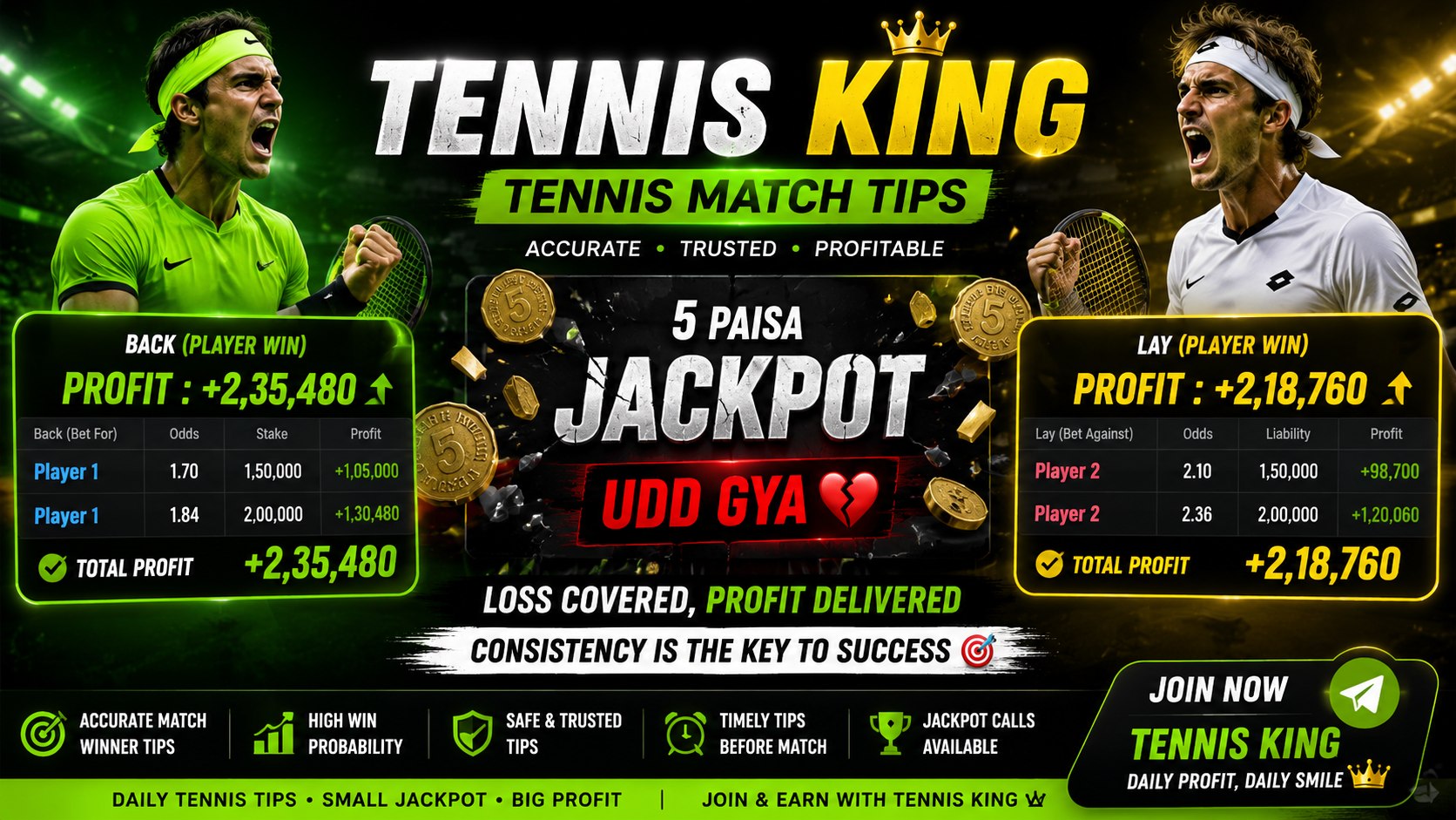 TENNIS KING 👑
