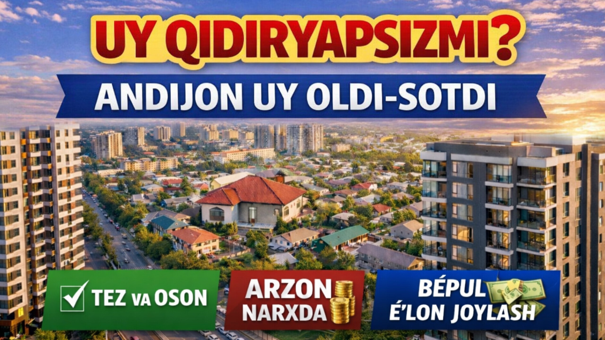 ⚡️ TEZKORUY | ANDIJON UY BOZOR