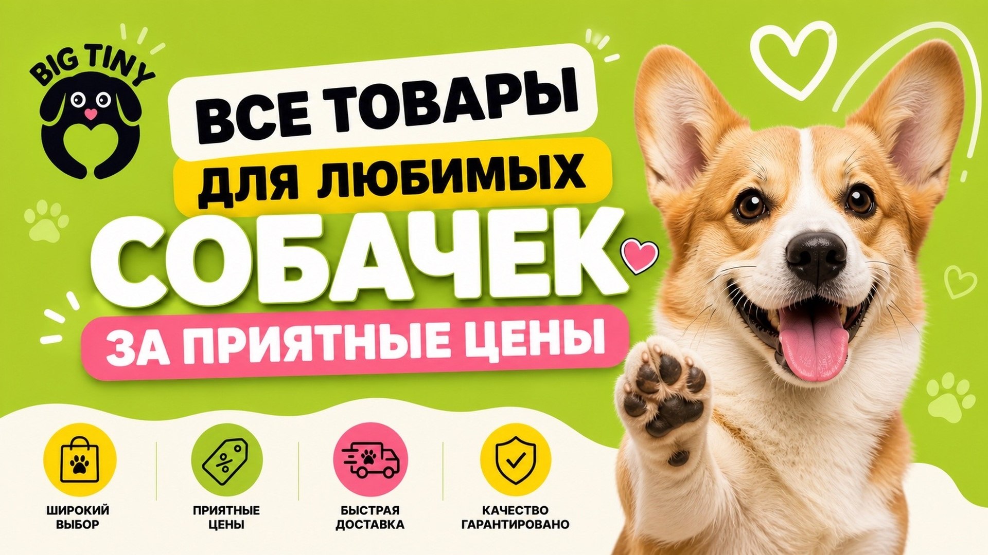 BigTiny — зоотовары с заботой