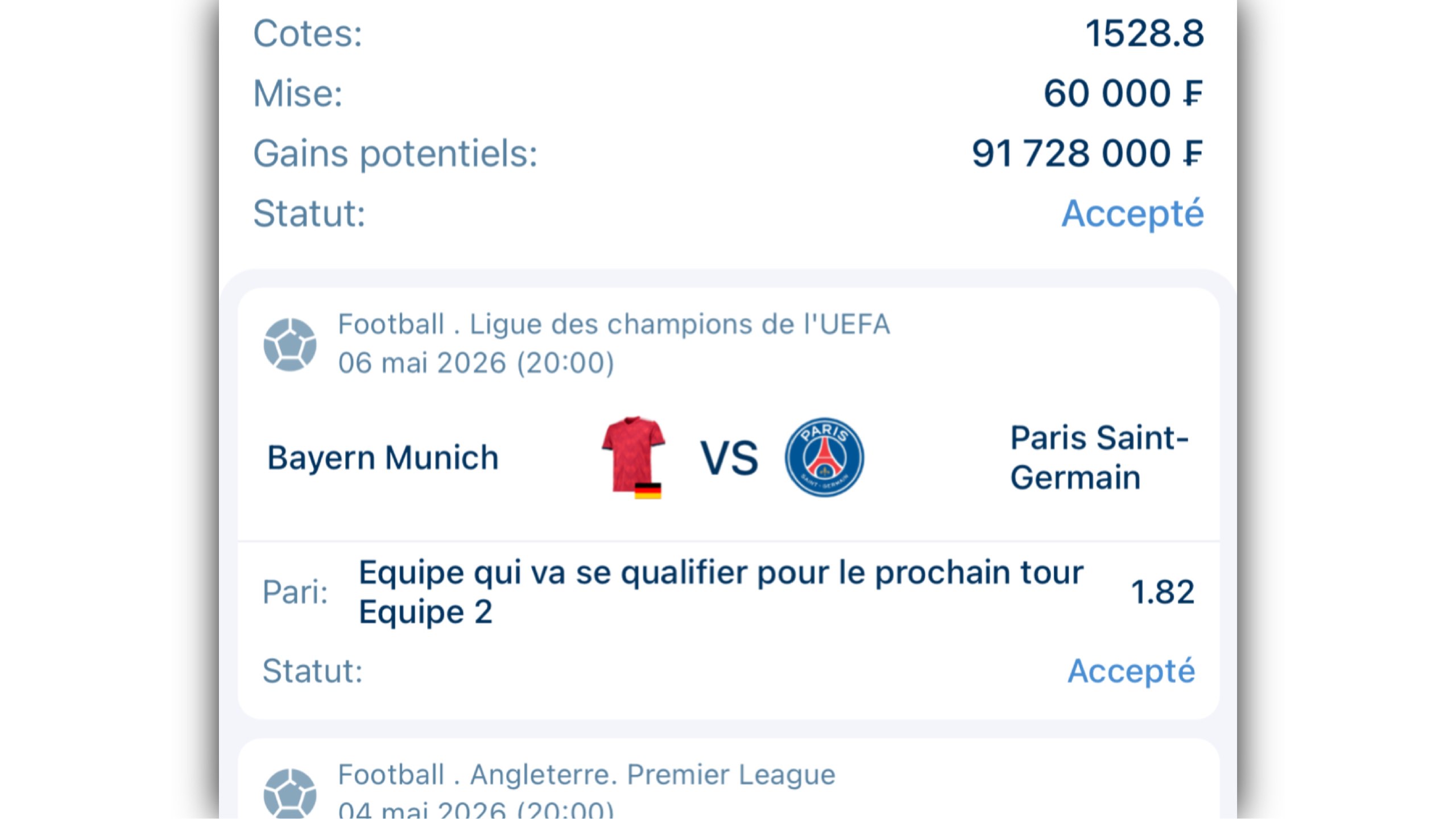 BET PRONO 🥈⚽