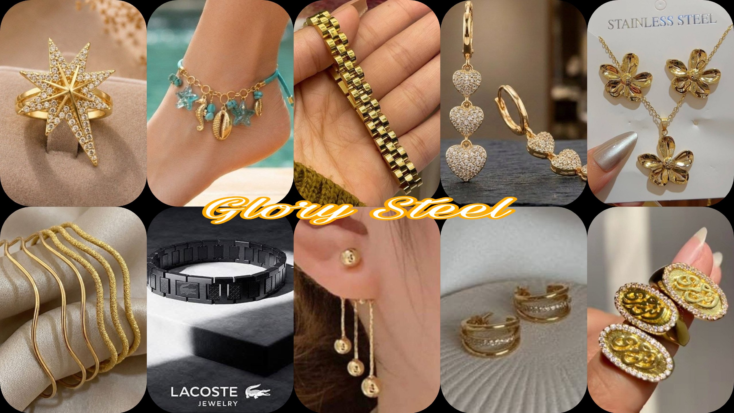 💍Glory steel💍 للدهب الصينى و الاستانلس