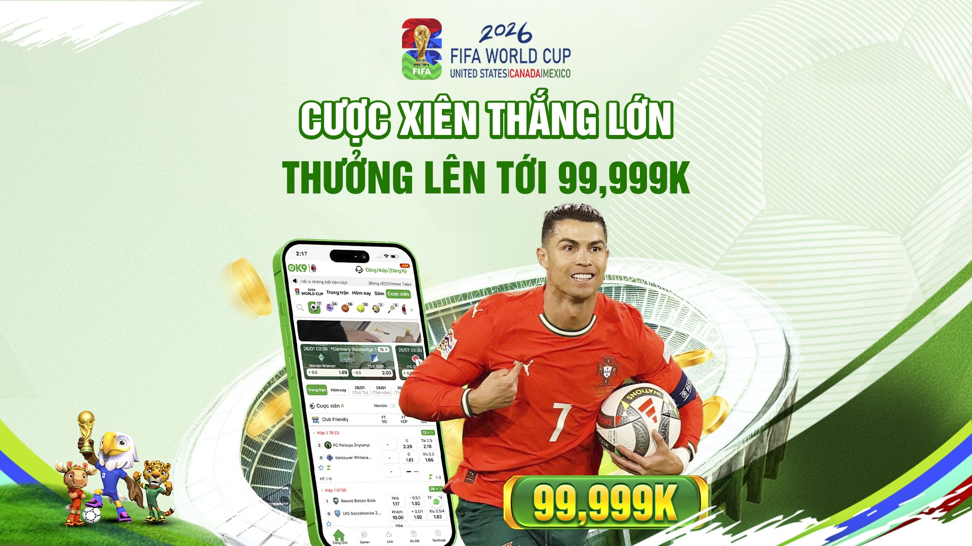 OK9 - THỂ THAO XANH CHÍN
