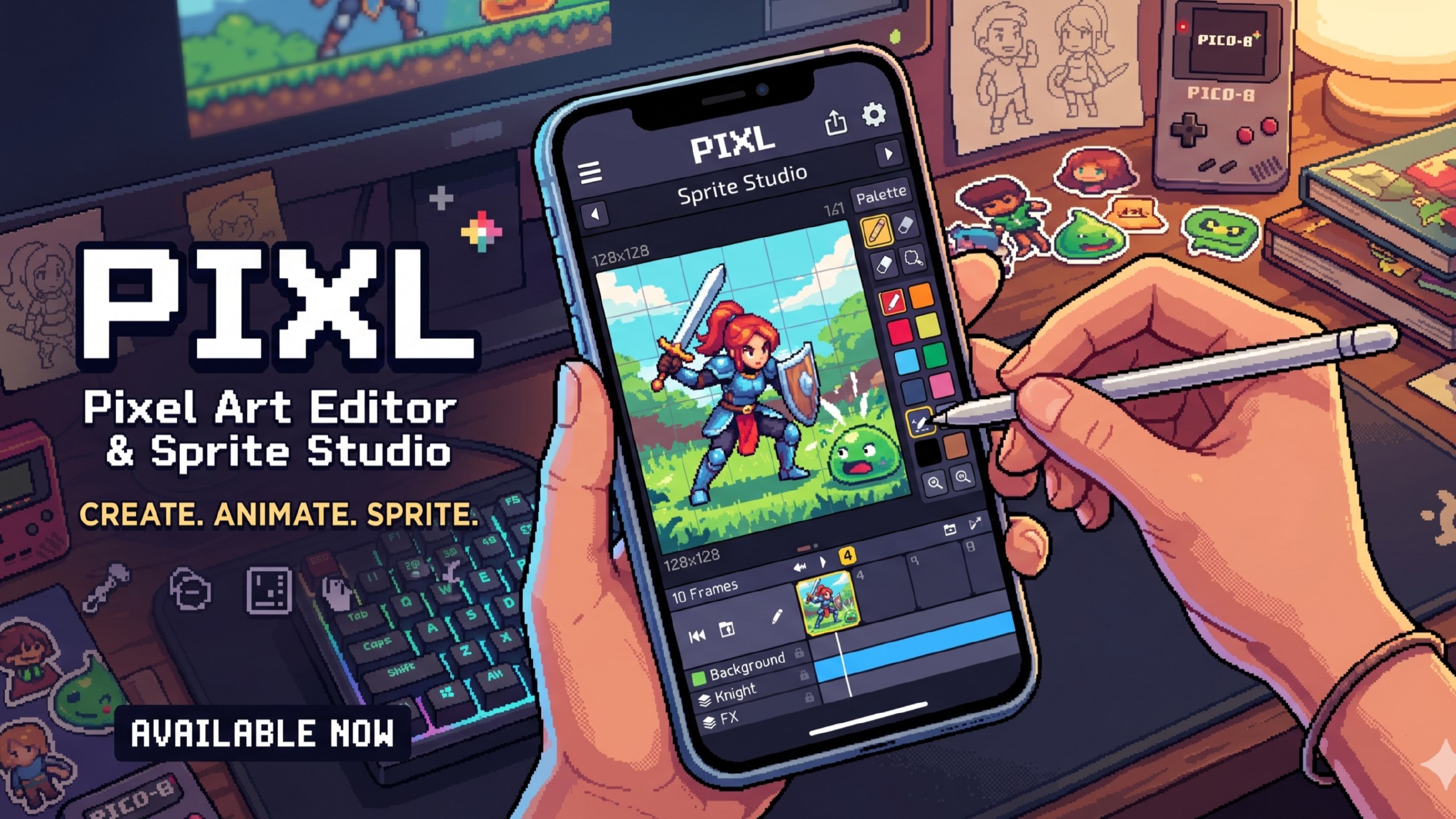 Pixl — Pixel Art Editor & Sprite Studio