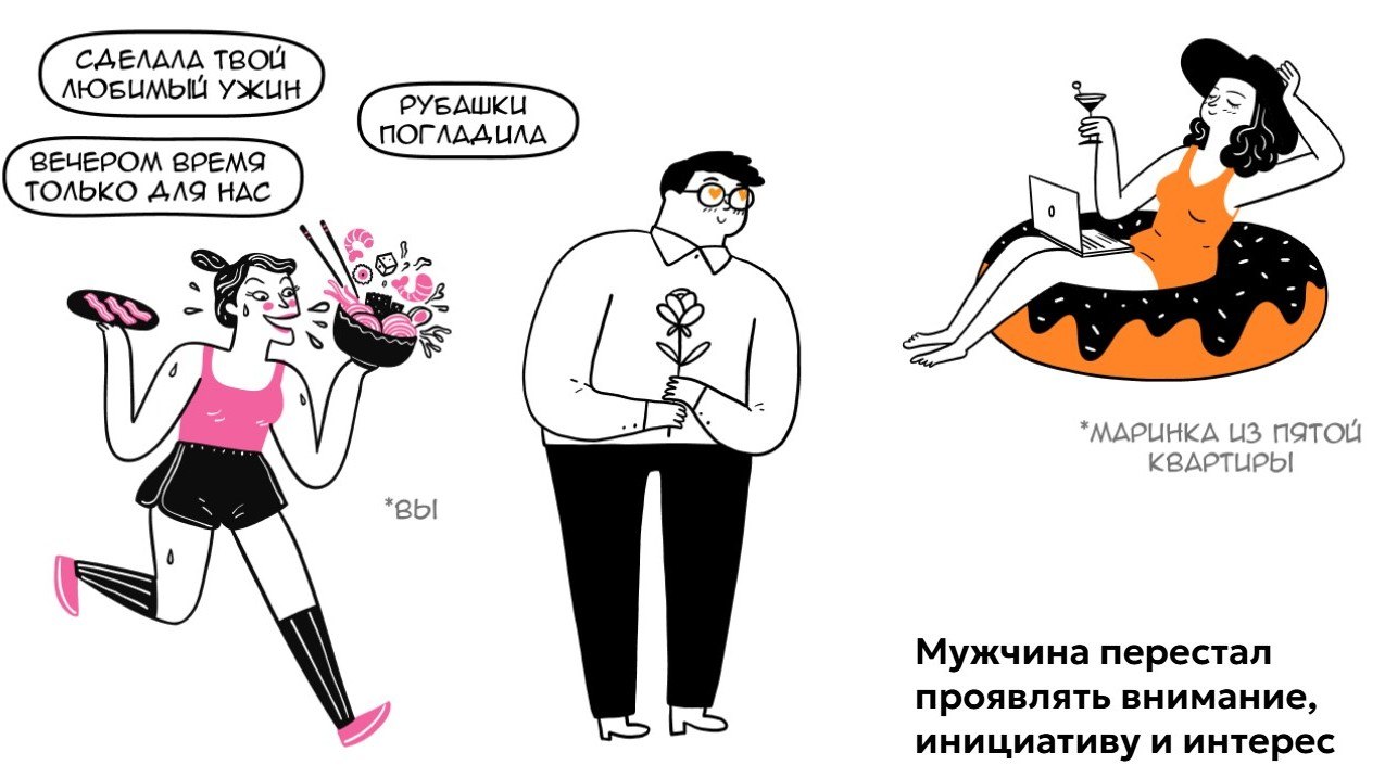 Когда он смотрит мимо вас