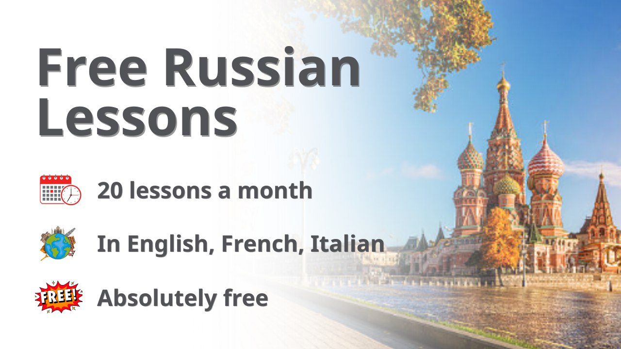 ๐ท๐บ Free Russian Language Lessons๐