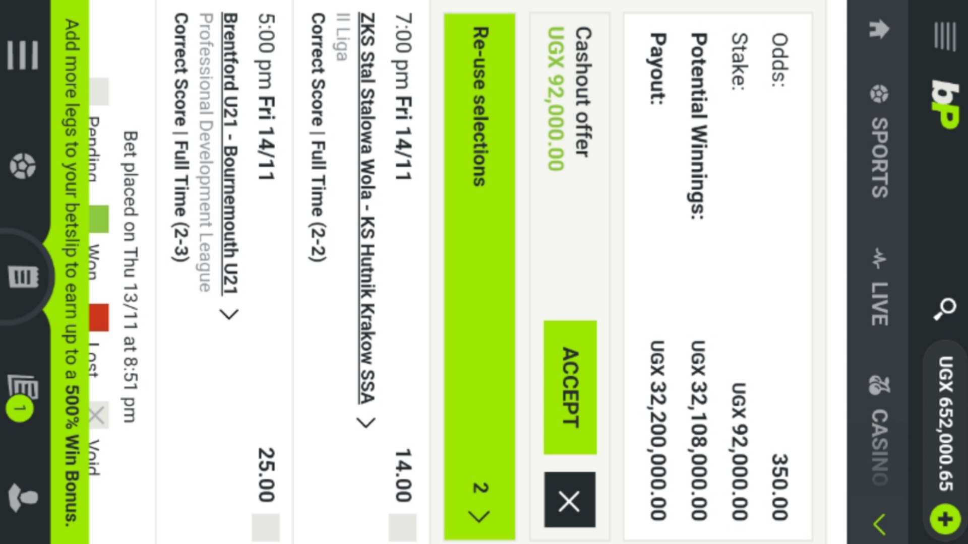 Strategy Betslip