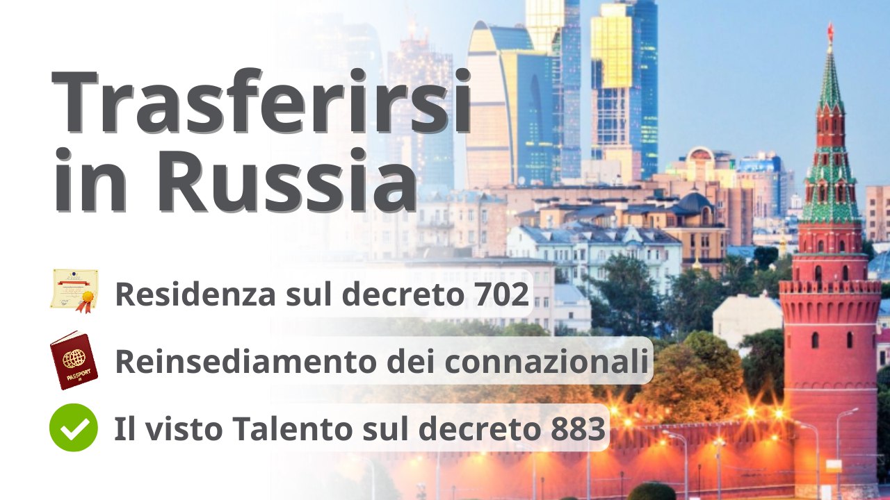 Vivere e fare affari in Russia 🇷🇺