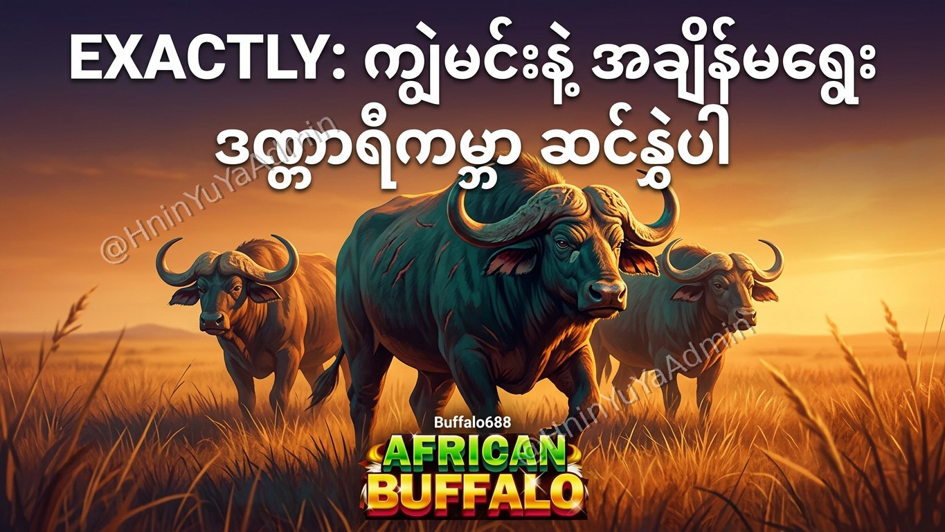 ကျွဲဂိမ်းအစစ် Buffalo688 ၊ကျွဲဘုရင် ၊ရှမ်းကိုးမီး၊ဘူကြီး