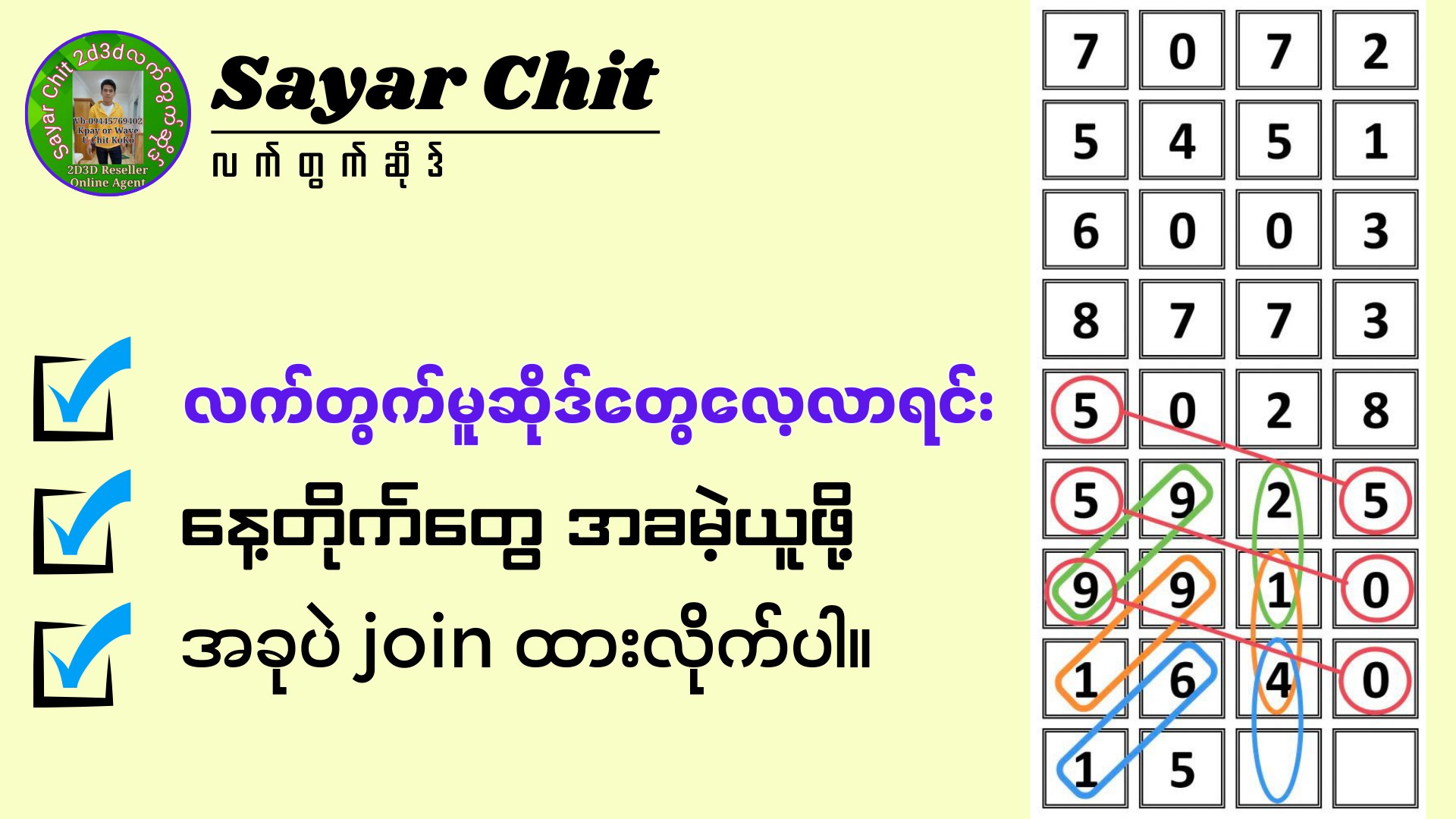 လက်တွက်ဆိုဒ် Sayar Chit