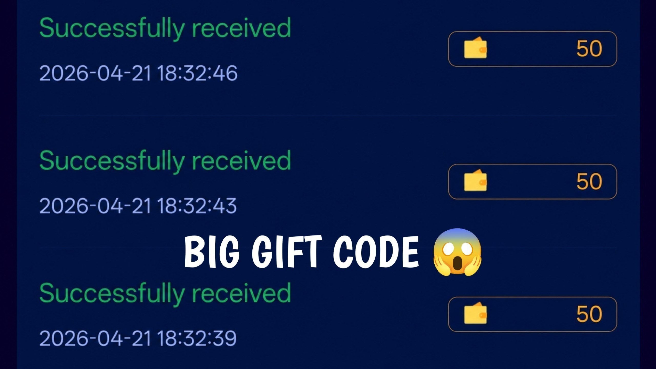 GIFT CODE OFFICIAL