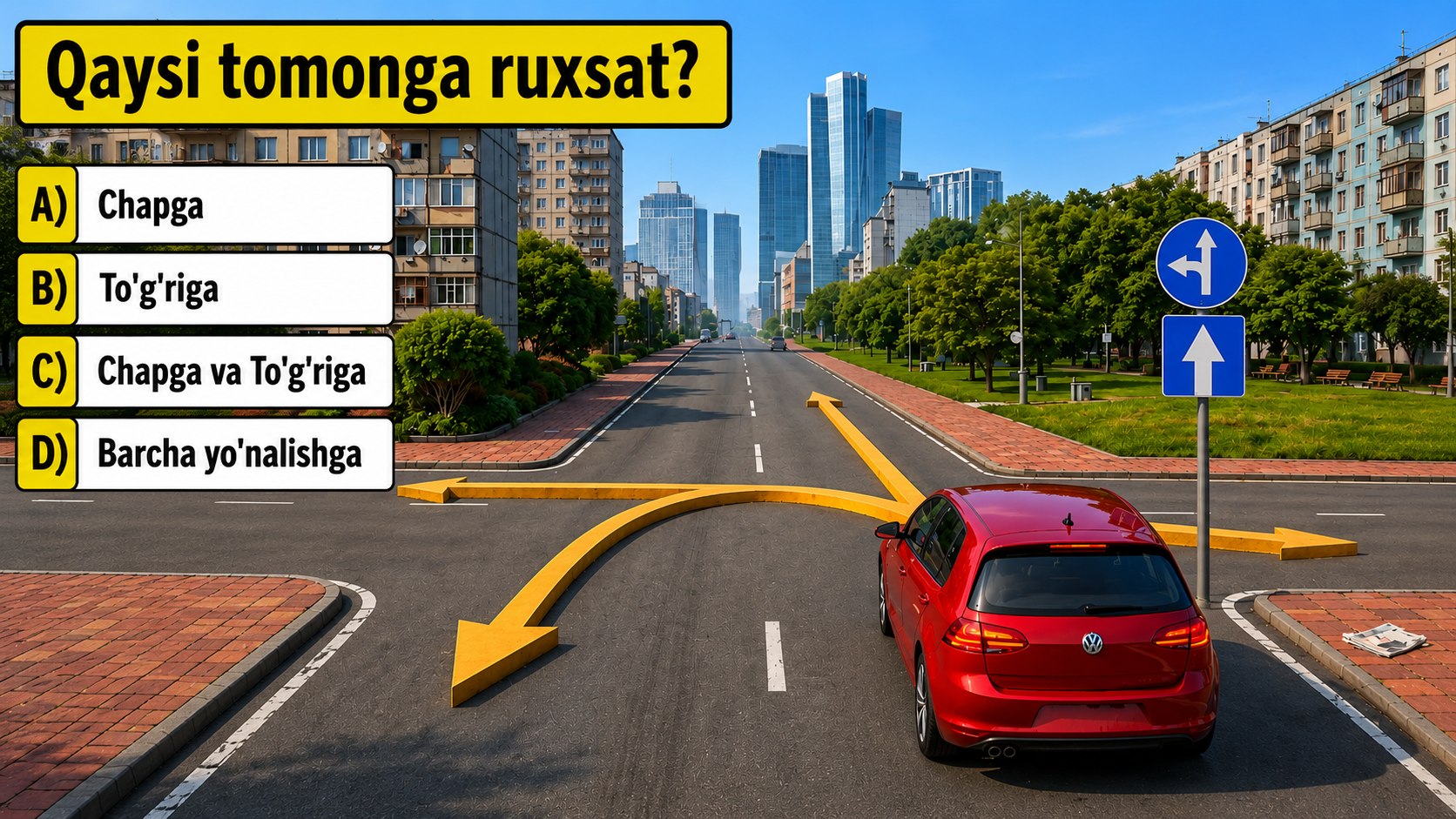 PravaOl.uz - Avto Test Kanal