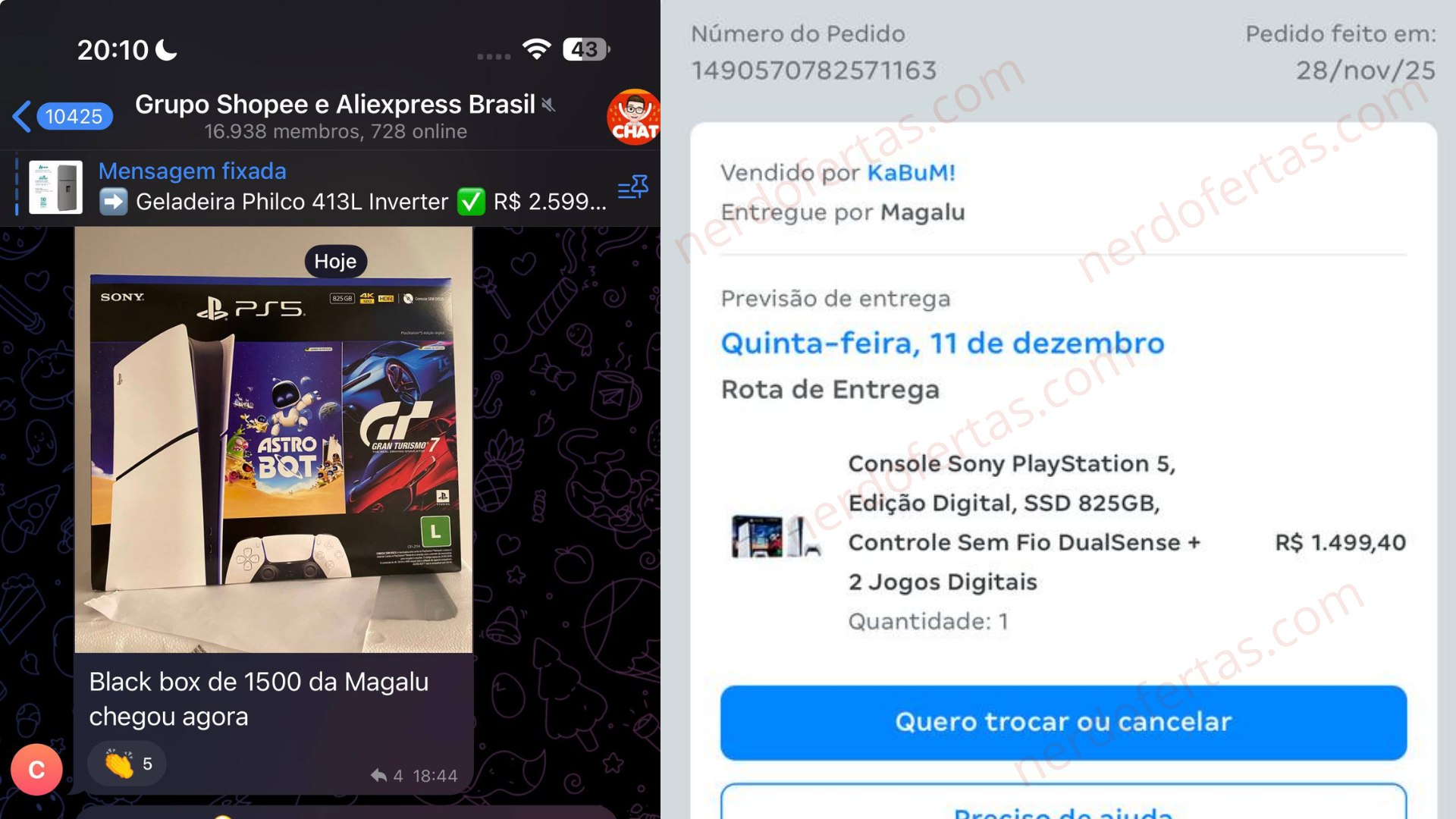 NERD OFERTAS 🤓 Super Ofertas e Cupons