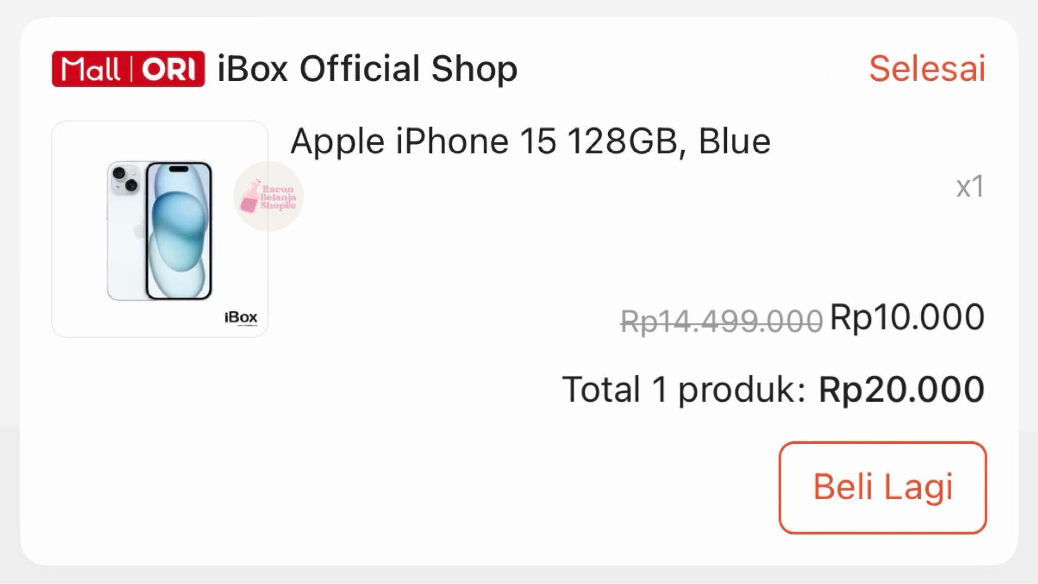 RACUN BELANJA SHOPEE