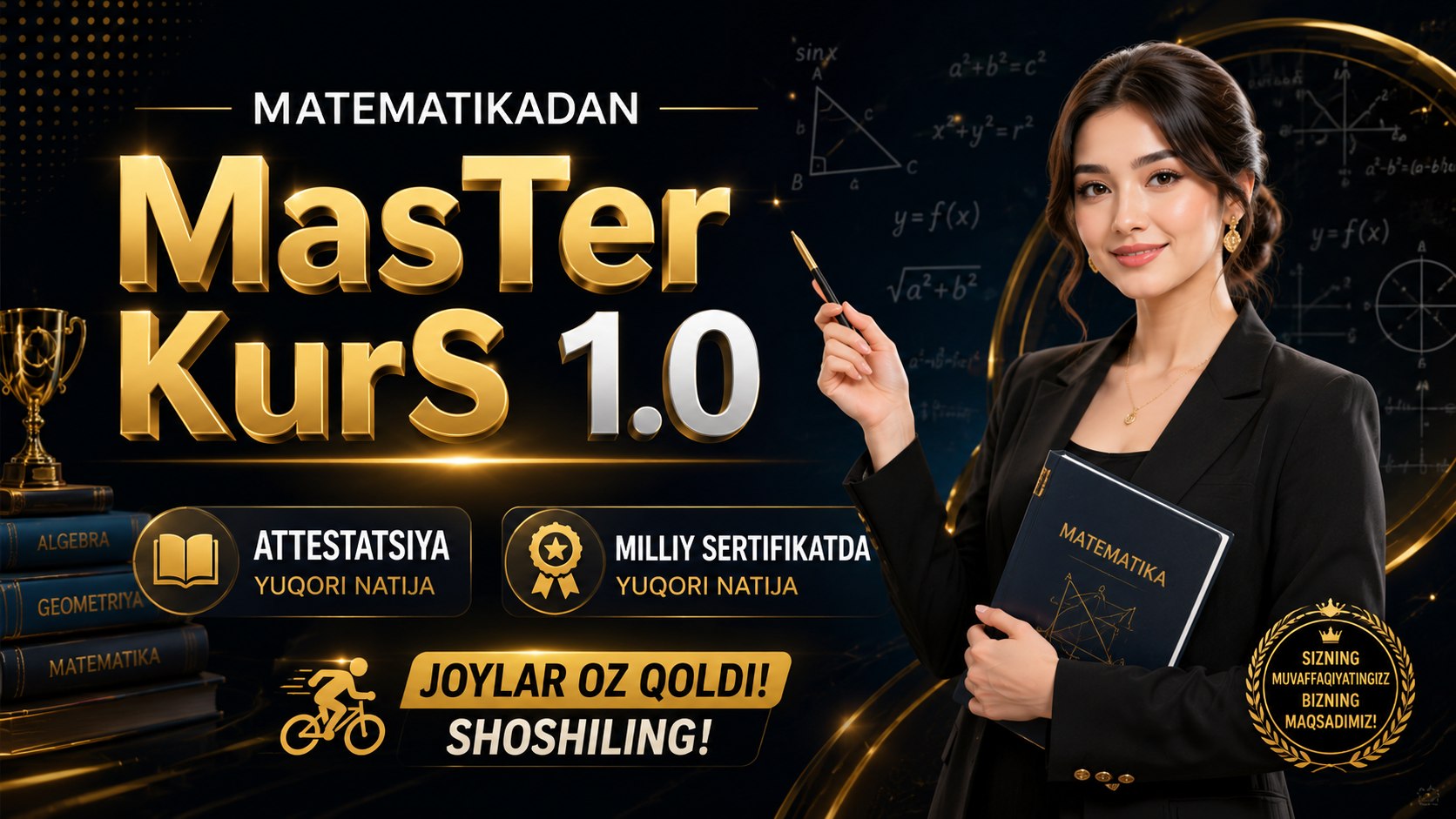 Attestatsiya Kursi — MATEMATIKA