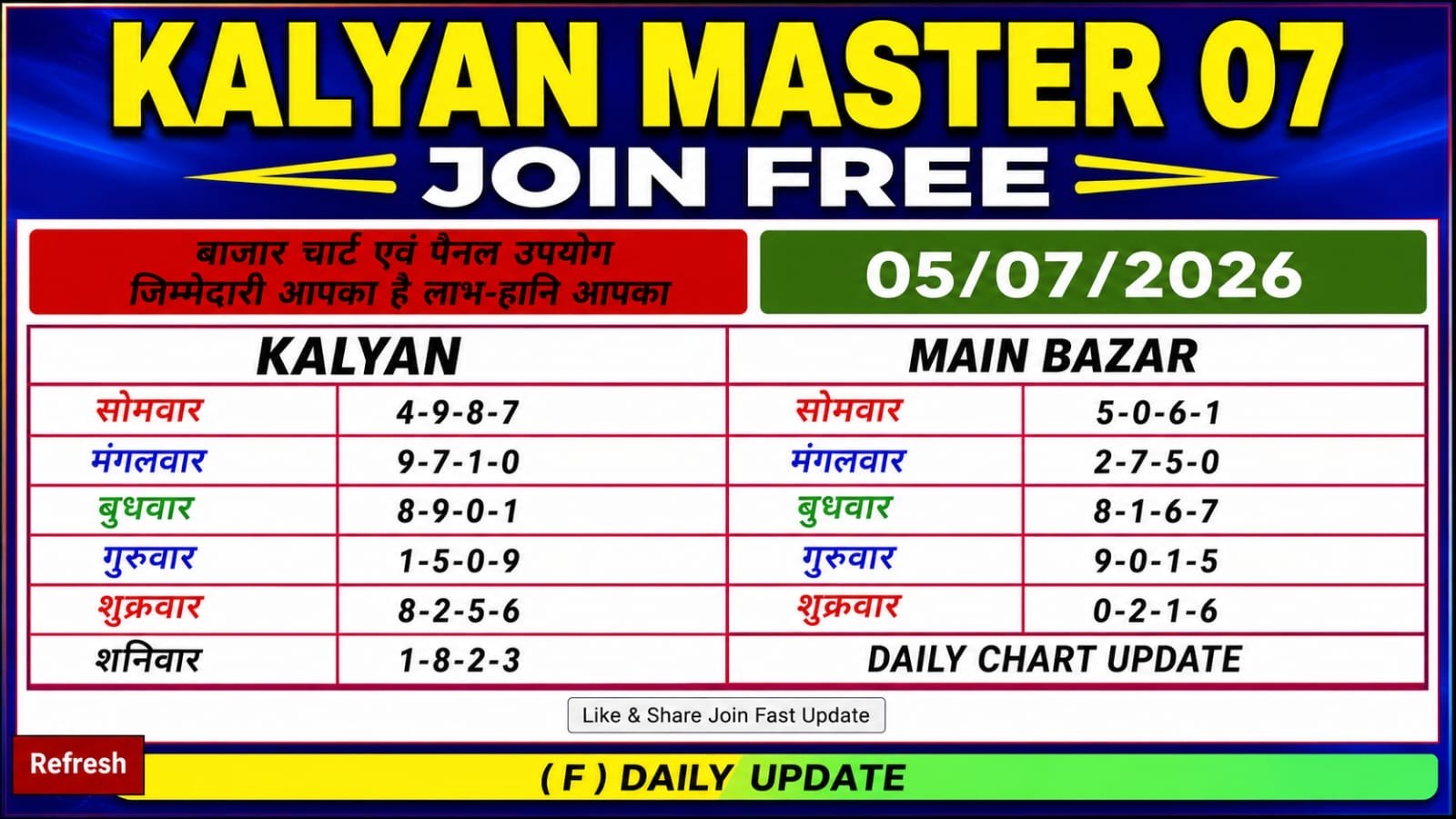 KALYAN MASTER 07