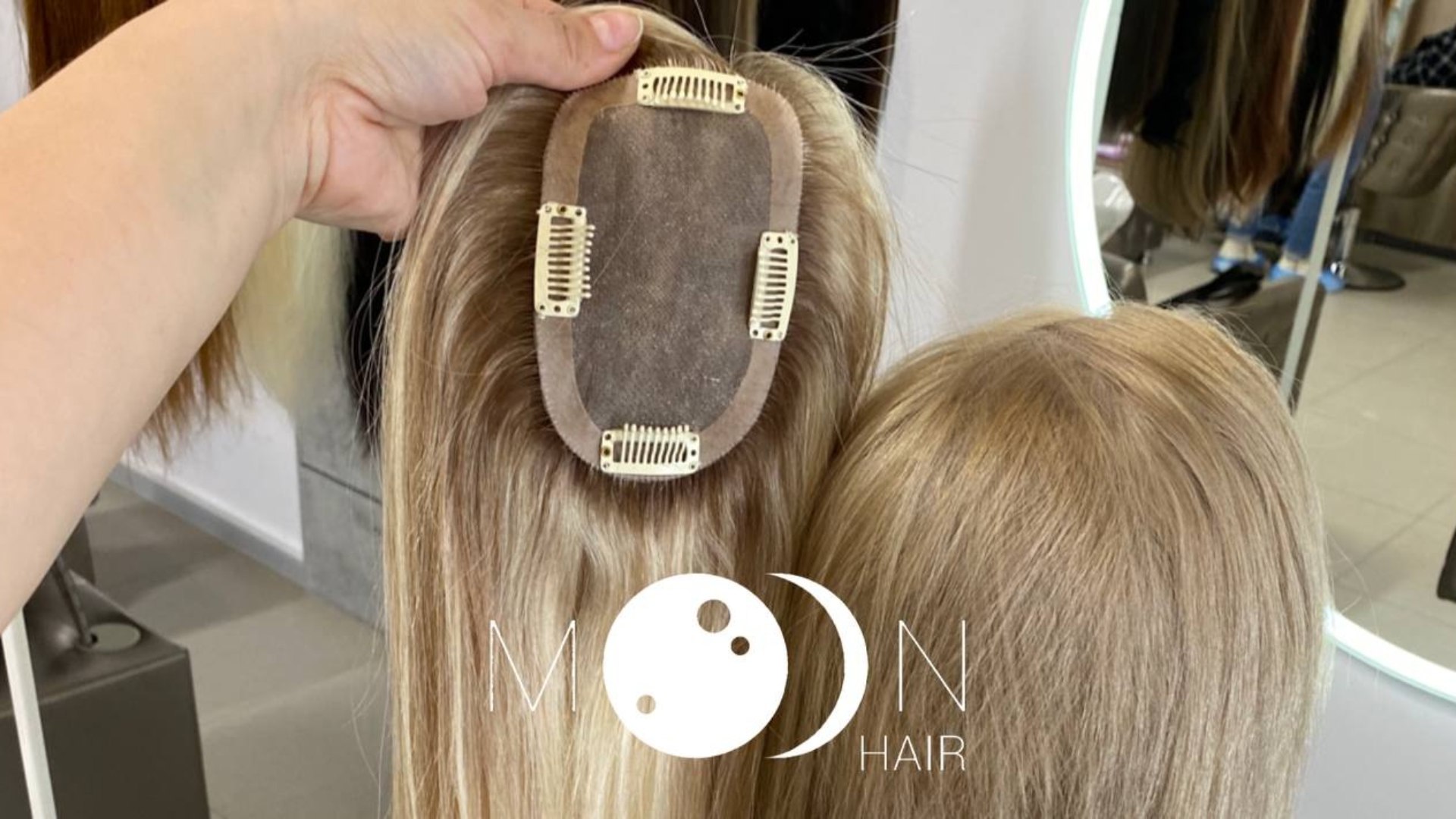 MOONHAIR волосы на заколках🌕