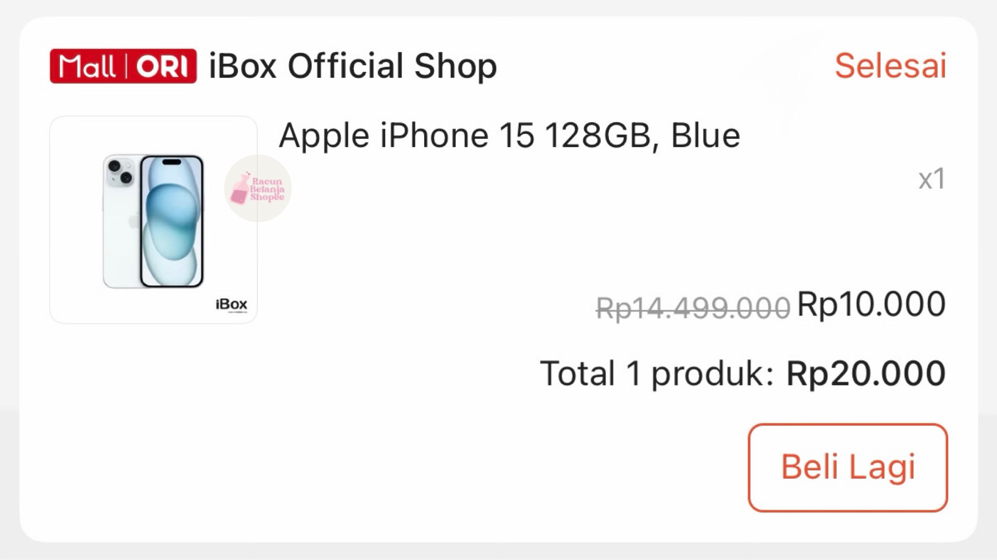 RACUN BELANJA SHOPEE