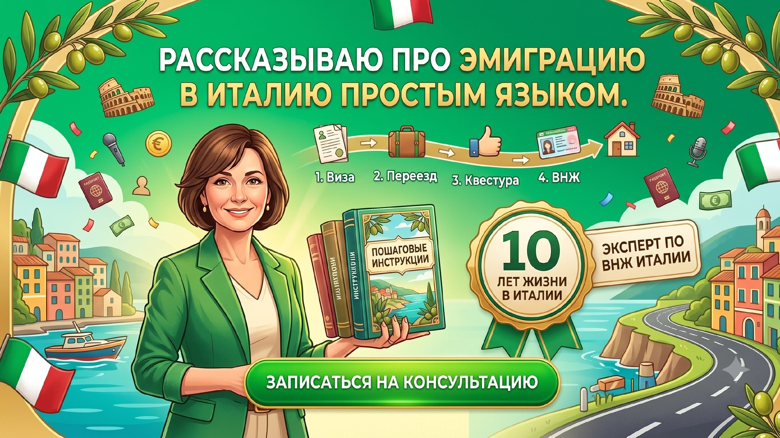 Алсу Гумирова 🇮🇹 Эмиграция в Италию | ВНЖ | ПМЖ | Иммиграция | Переезд