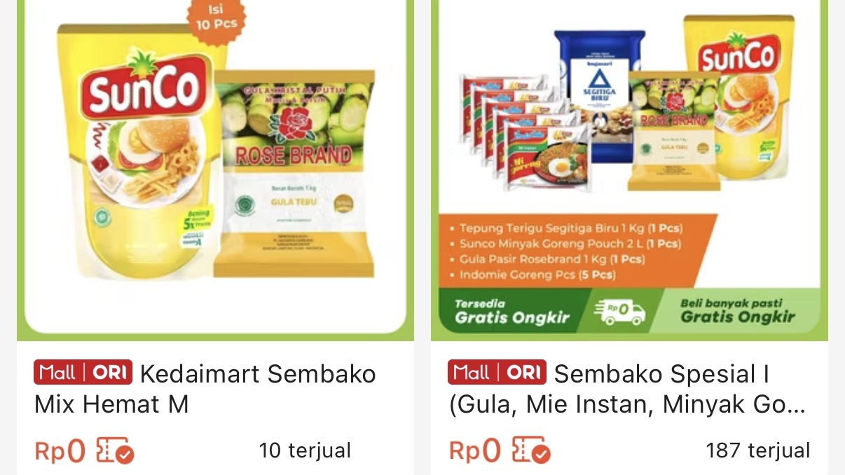 RACUN BELANJA SHOPEE