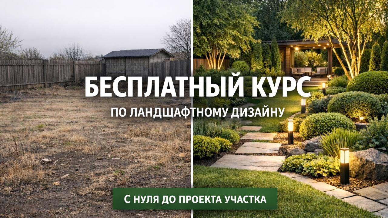 Ландшафтный дизайн с нуля