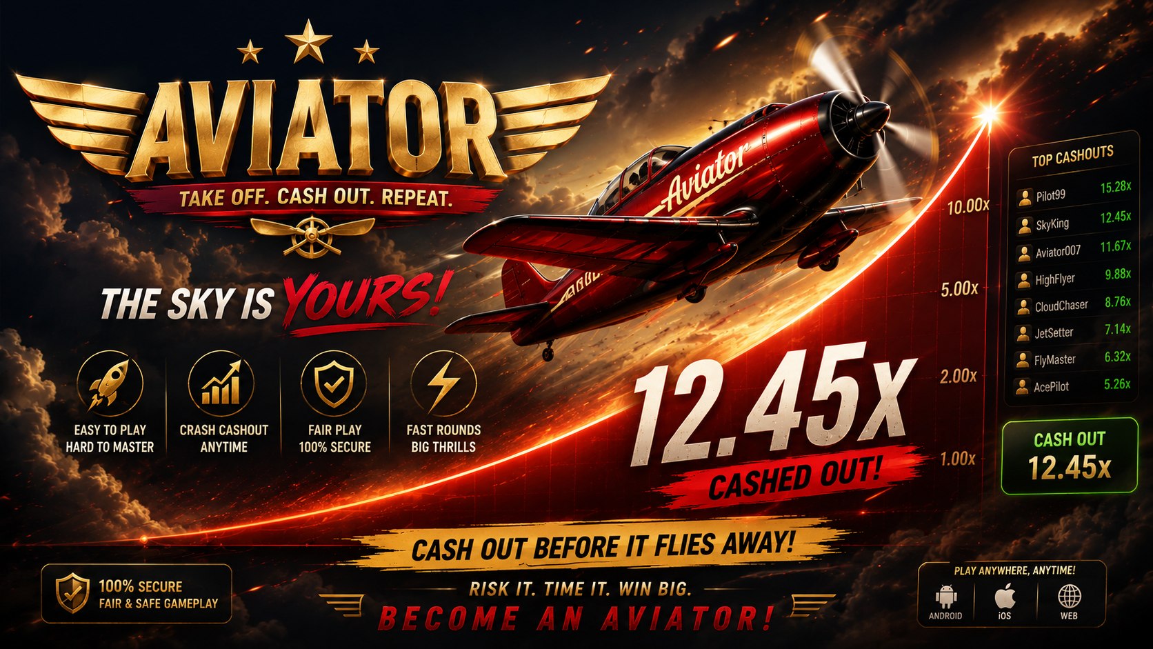 🚀Red Egle Aviator 🚀